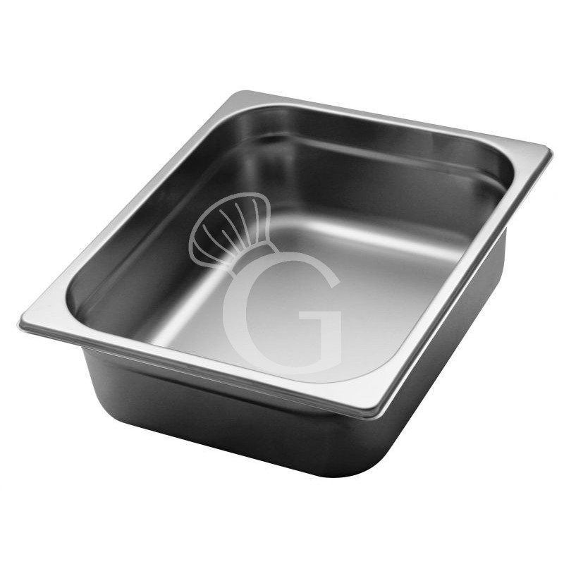 Bacinella in acciaio inox GN1/6 L 176 mm x P 162 mm x H 65 mm