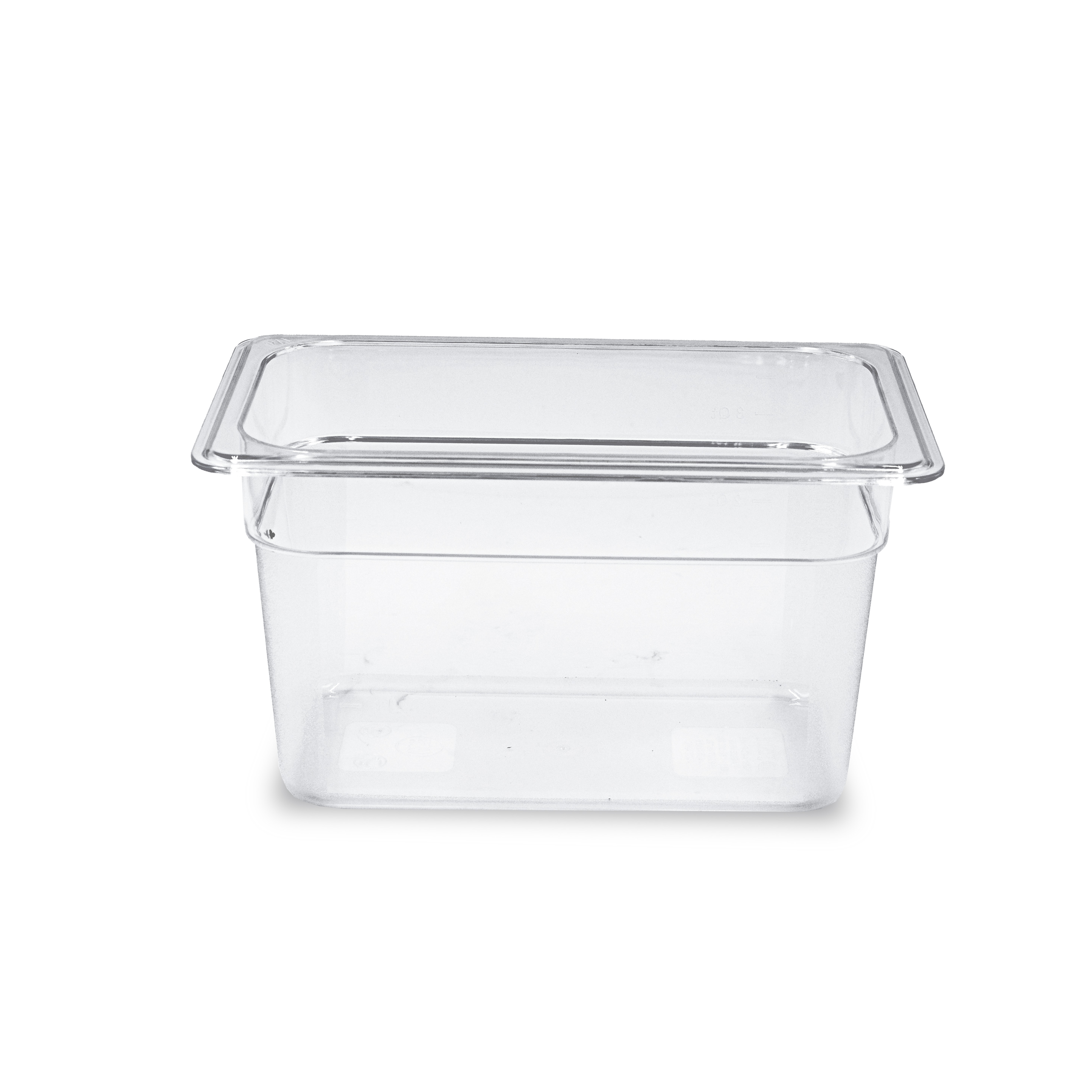 Bacinella in policarbonato GN1/4 dimensioni L 260 x P 160 x H 150 mm