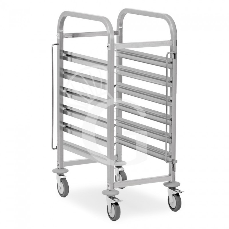 Carrello portateglie per 6 teglie GN1/1 - L 385 mm x P 550 mm x H 1000 mm Carrello portateglie per 6 teglie GN1/1 - L 385 mm x P 550 mm x H 1000 mm
