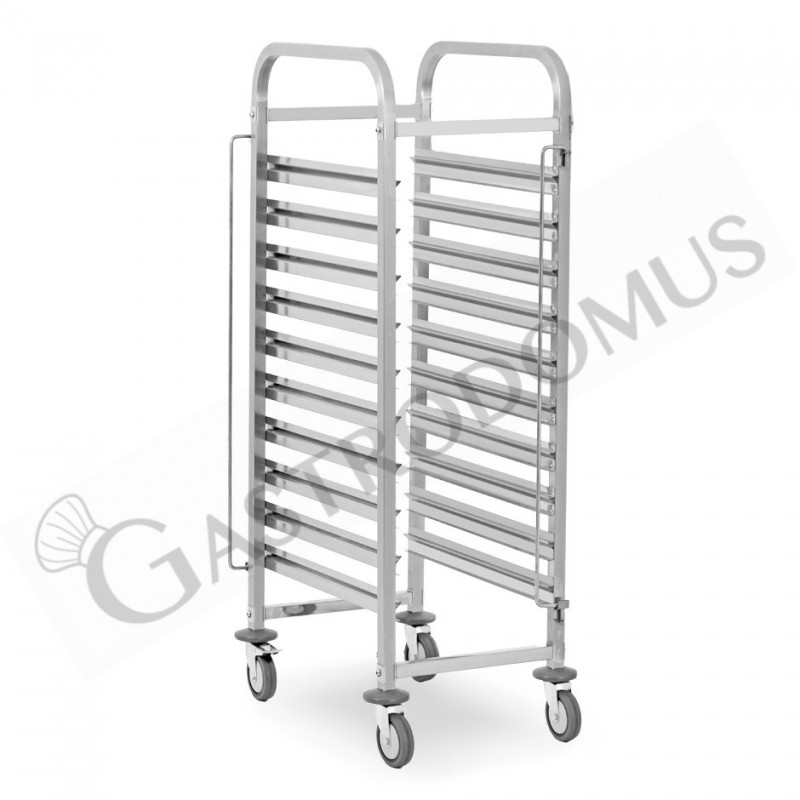 Carrello portateglie per 10 teglie GN1/1 - L 385 mm x P 555 mm x H 1290 mm Carrello portateglie per 10 teglie GN1/1 - L 385 mm x P 555 mm x H 1290 mm