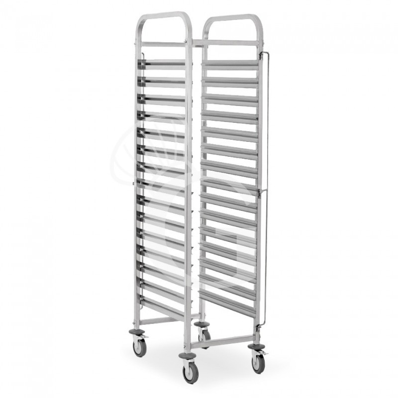 Carrello portateglie per 15 teglie GN1/1 - L 405 mm x P 555 mm x H 1720 mm Carrello portateglie per 15 teglie GN1/1 - L 405 mm x P 555 mm x H 1720 mm
