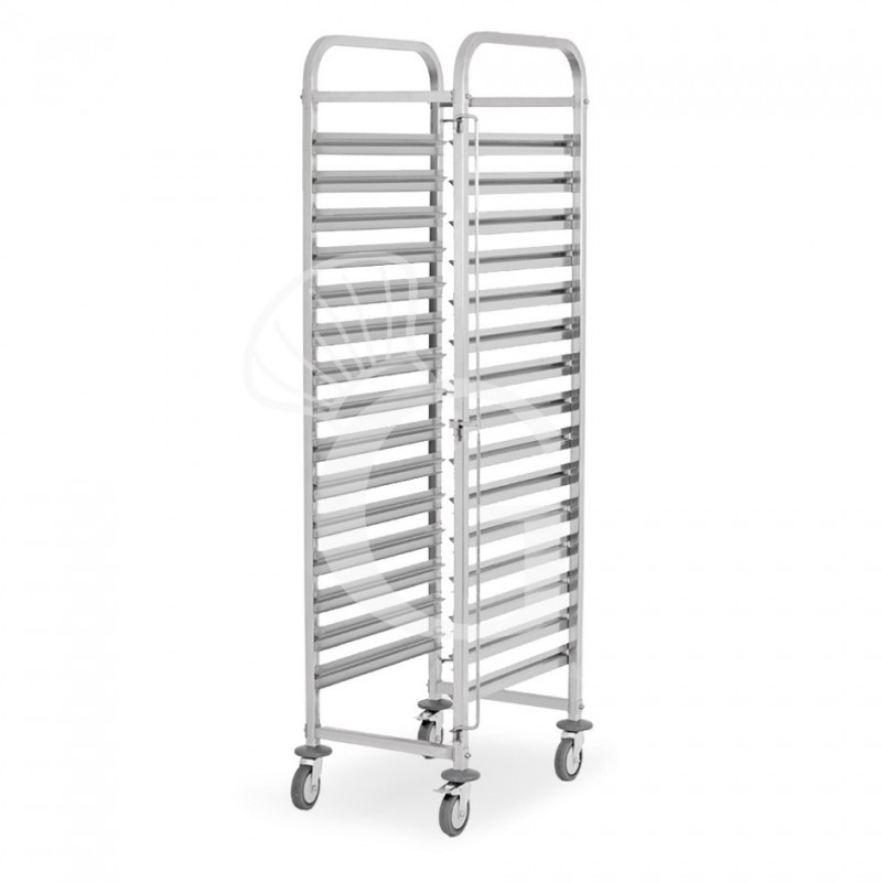 Carrello portateglie per 15 teglie GN1/1 - L 405 mm x P 555 mm x H 1720 mm