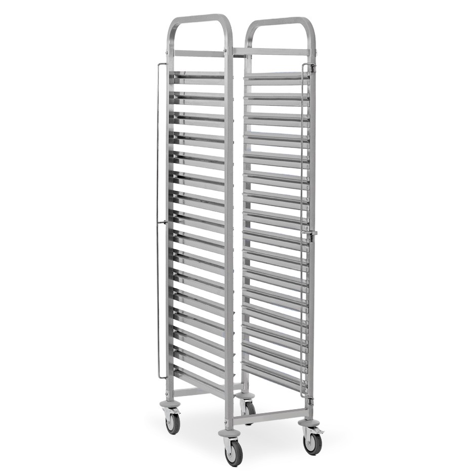 Carrello portateglie per 16 teglie GN1/1 - L 385 mm x P 555 mm x H 1720 mm