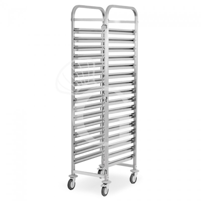 Carrello portateglie per 16 teglie GN1/1 - L 385 mm x P 555 mm x H 1720 mm