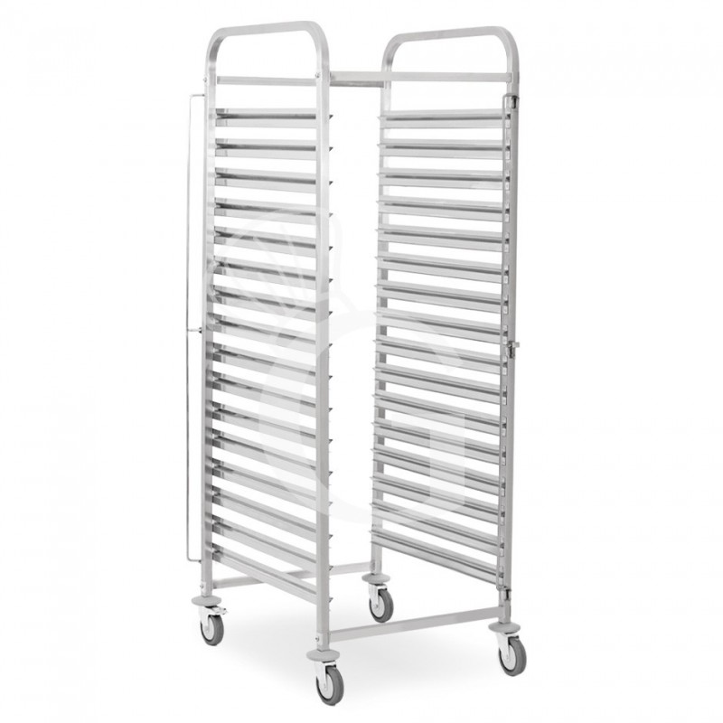 Carrello portateglie per 16 teglie GN2/1 - L 590 mm x P 670 mm x H 1720 mm Carrello portateglie per 16 teglie GN2/1 - L 590 mm x P 670 mm x H 1720 mm