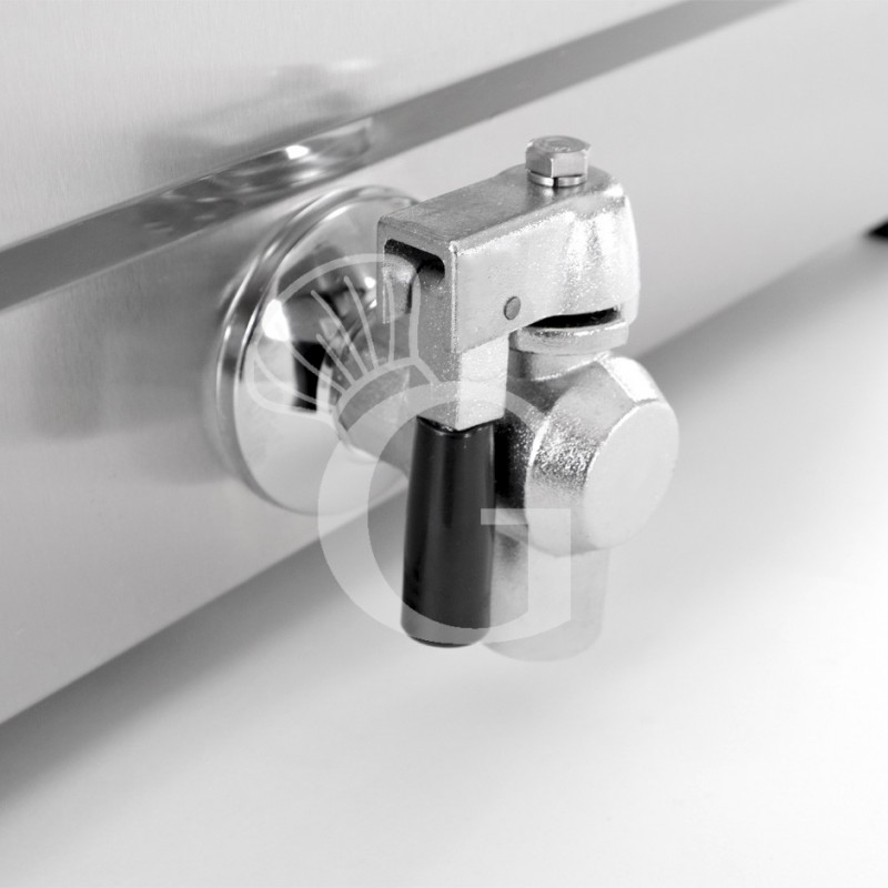Friggitrice elettrica da banco con 1 vasca capacità 30 LT con controllo temperatura, potenza 4,8 kW, Monofase