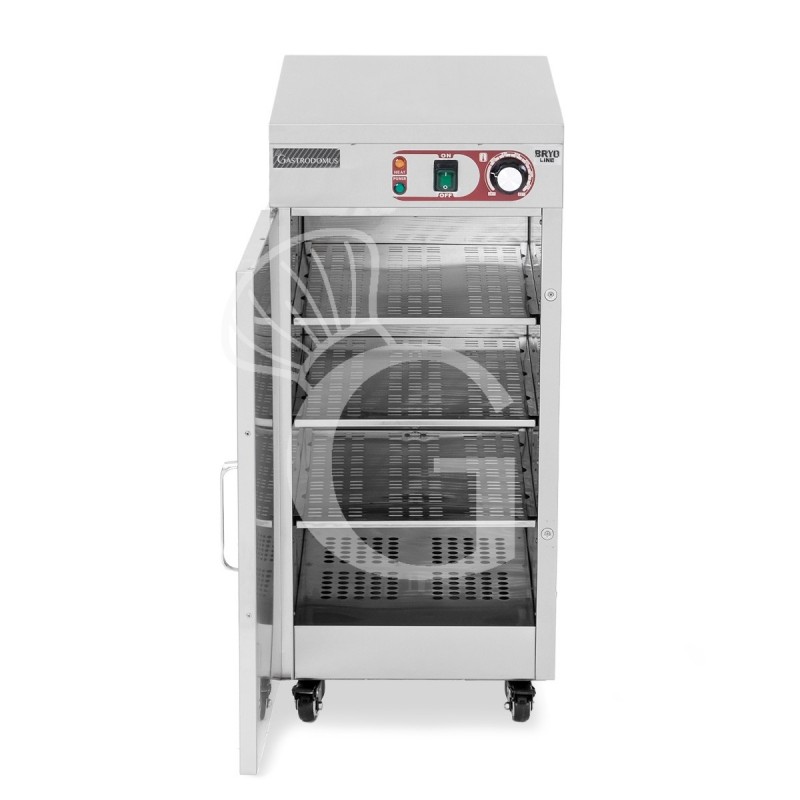 Scaldapiatti con 3 ripiani  - dimensioni L 350 x P 530 x H 770 mm