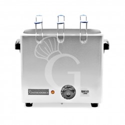 Cuociuova elettrico in acciaio inox con capacità 6 cestelli - dimensioni L 360 mm x P 190 mm x H 340 mm - 2.6 KW