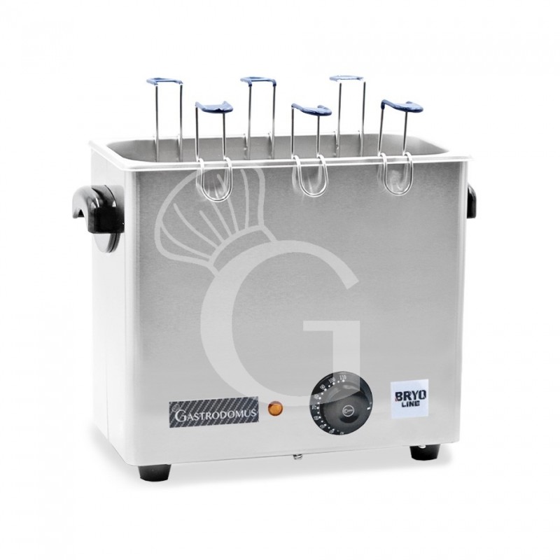 Cuociuova elettrico in acciaio inox con capacità 6 cestelli - dimensioni L 360 mm x P 190 mm x H 340 mm - 2.6 KW