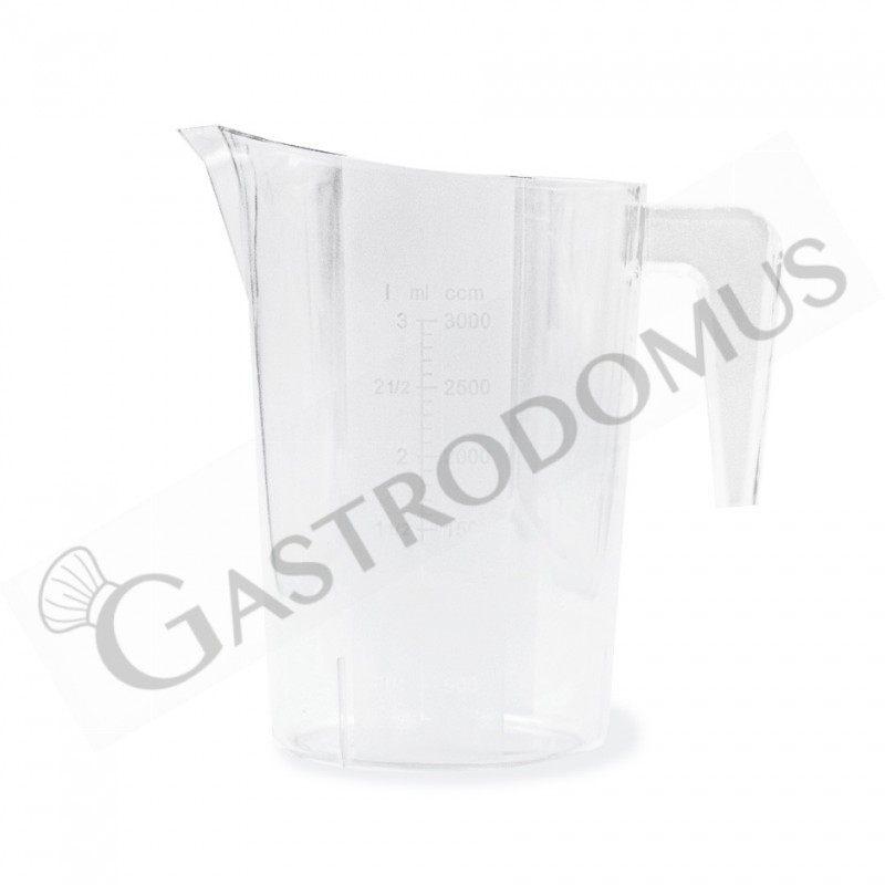 Misurino impilabile in policarbonato capacità 3 L Misurino impilabile in policarbonato capacità 3 L