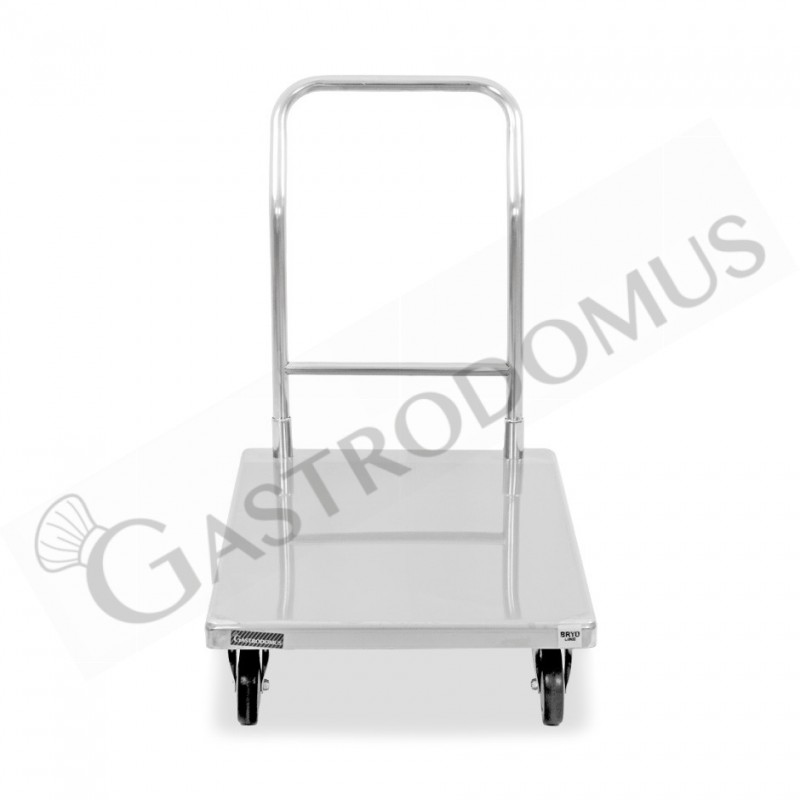 Carrello acciaio inox 1 ripiano L 1090 mm x P 610 mm x H 900 mm portata 150 kg Carrello acciaio inox 1 ripiano L 1090 mm x P 610 mm x H 900 mm portata 150 kg