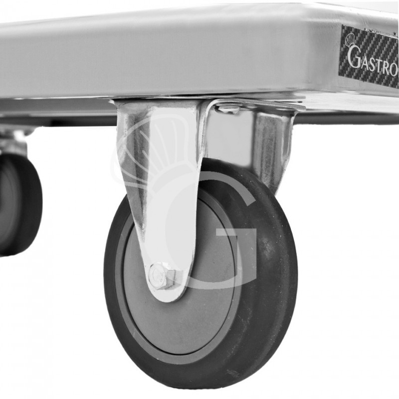 Carrello acciaio inox 1 ripiano L 1090 mm x P 610 mm x H 900 mm portata 150 kg