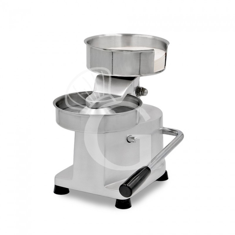 Pressa hamburger manuale Ø  130 mm, L 280 mm x P 230 mm x H 310 mm