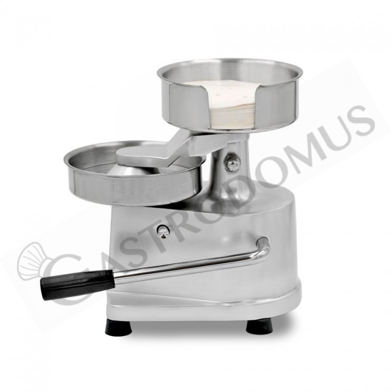 Pressa hamburger manuale Ø  100 mm L 280 mm x P 230 mm x H 310 mm