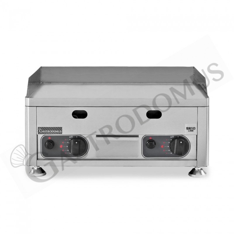 Fry top a gas da banco con piastra liscia - dimensioni L 600 mm x P 580 mm x H 305 mm Fry top a gas da banco con piastra liscia - dimensioni L 600 mm x P 580 mm x H 305 mm