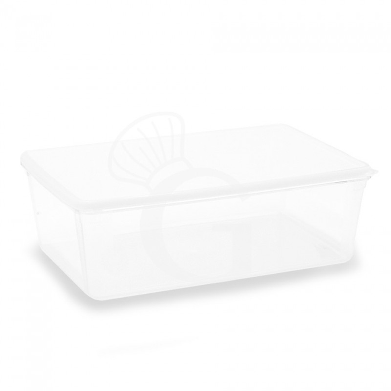Contenitore ermetico completo di coperchio capacità 9.5 L dimensioni L 390 x P 260 x H 120 mm