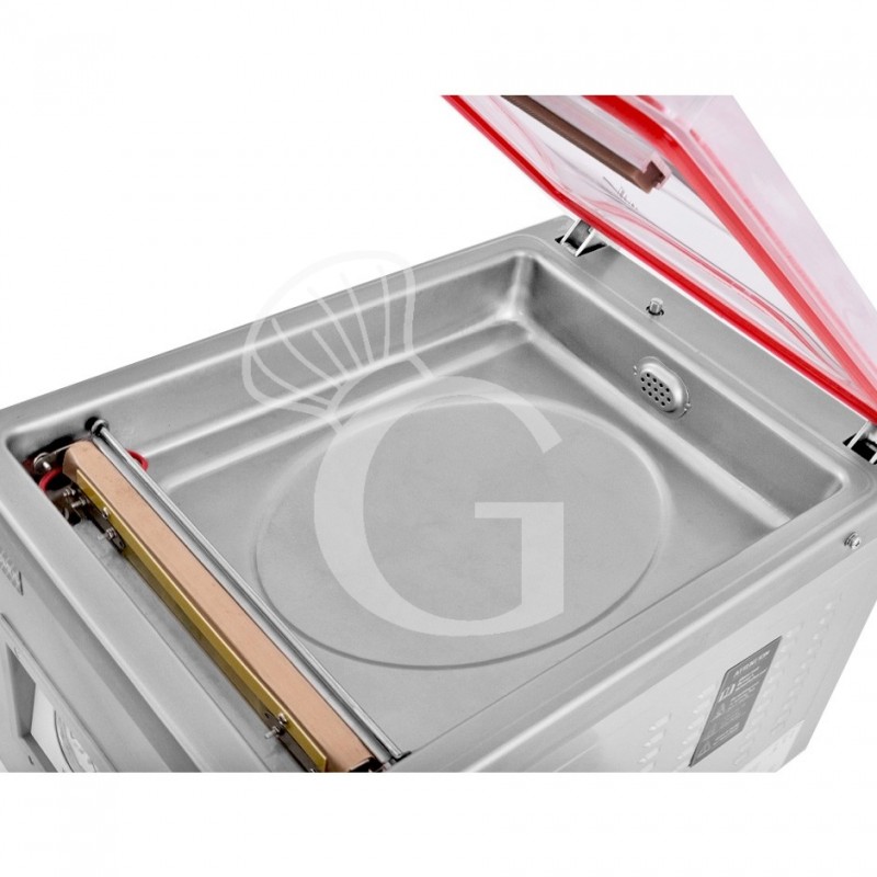 Macchina sottovuoto in acciaio inox AISI 304 - dimensioni L 510 mm x P 350 mm x H 390 mm