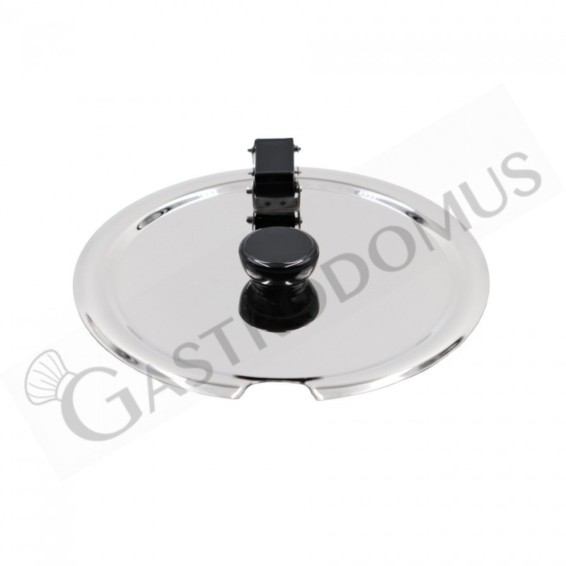 Zuppiera capacità 10 litri corpo e bollitore in acciaio inossidabile Ø 340 mm x 350 mm