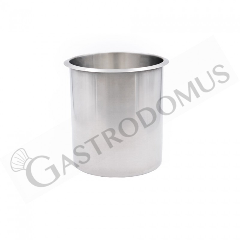 Zuppiera capacità 10 litri corpo e bollitore in acciaio inossidabile Ø 340 mm x 350 mm