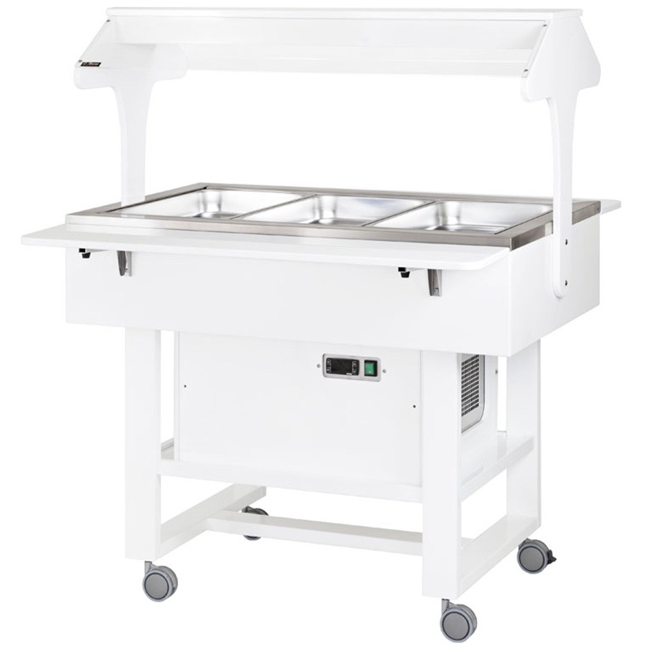 Espositore refrigerato in legno con cupola +2°C/+10°C - L 1110 mm x P 1120 mm x H 1410 mm