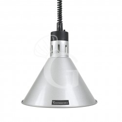 Lampada riscaldante color argento diametro 270 mm luce bianca
