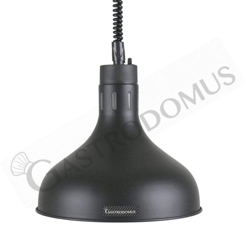 Lampada riscaldante color nero diametro 290 mm luce bianca