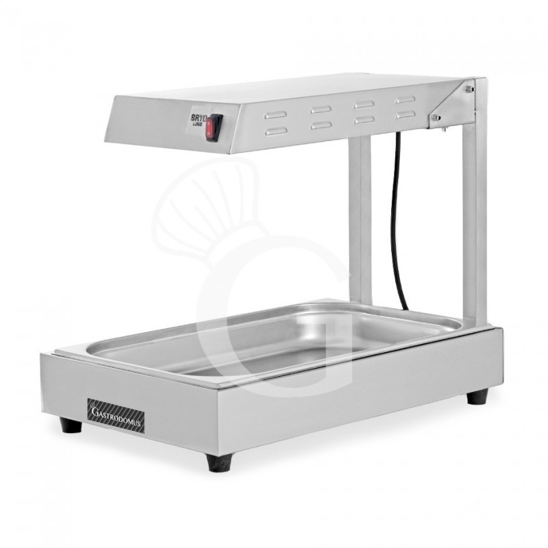 Scalda fritti con GN 1/1 inclusa - dimensioni L 340 mm x P 565 mm x H 450 mm