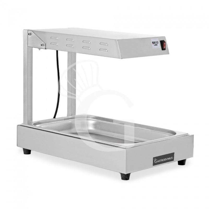 Scalda fritti con GN 1/1 inclusa - dimensioni L 340 mm x P 565 mm x H 450 mm