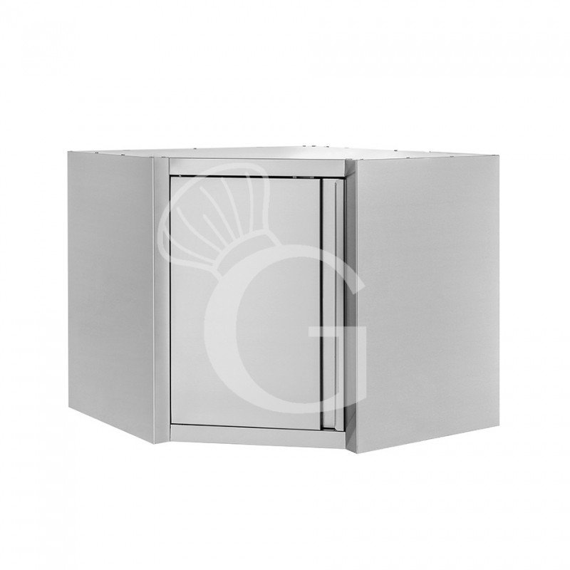 Pensile inox 1 porta battente, misure 700x700xH650mm