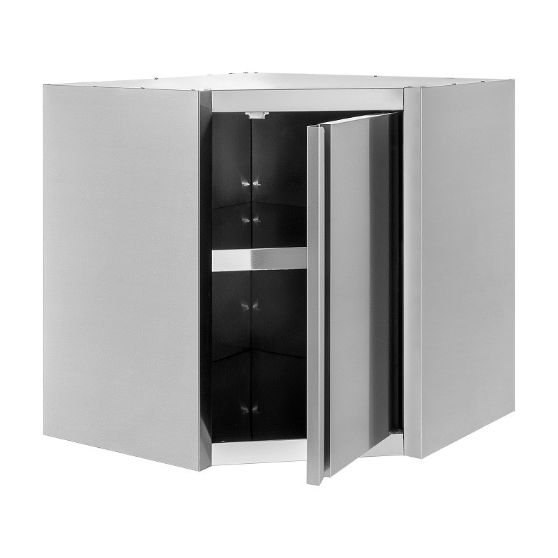 Pensile inox 1 porta battente, misure 700x700xH650mm