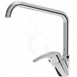 Rubinetto miscelatore monoforo monocomando inclinato canna Ø 24