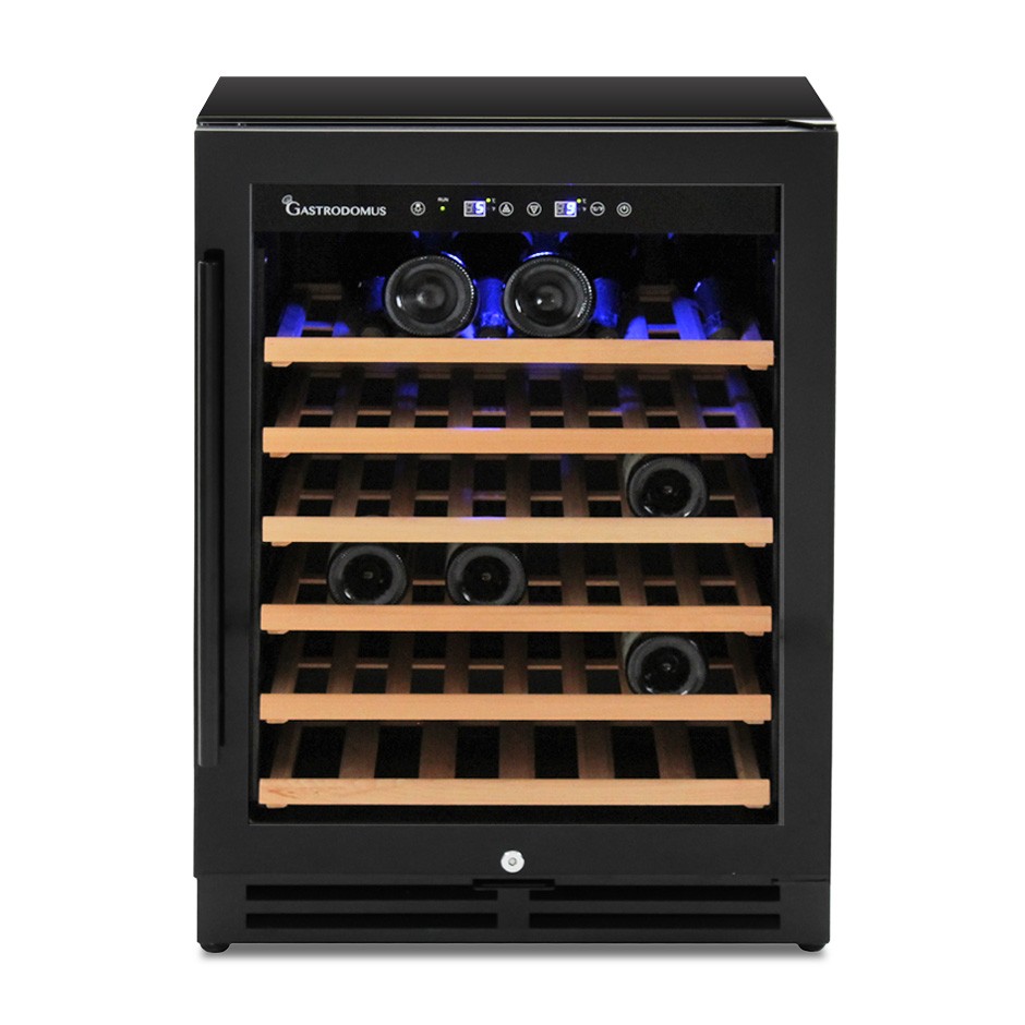 Cantina Vino da incasso Ventilata 150 LT 6 ripiani capacità 46 bottiglie +5°C/+22°C