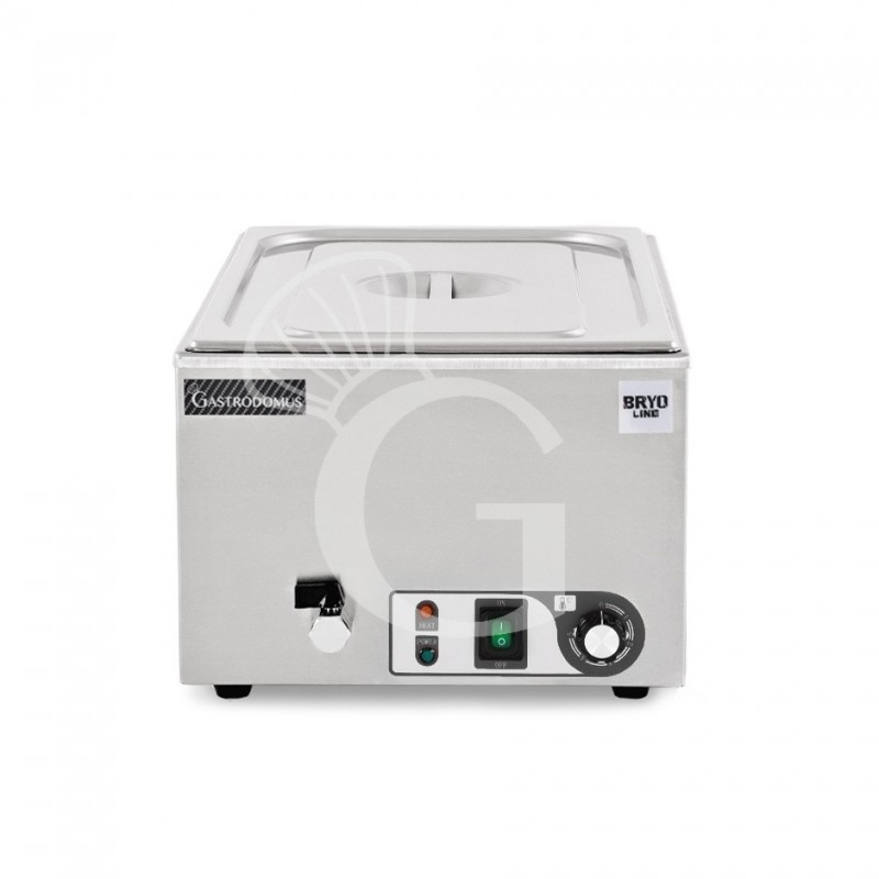 Tavola calda da banco con 1 bacinella GN1/1 H 15 cm e coperchio inclusi , L 335 mm x P 580 mm x H 250 mm Tavola calda da banco con 1 bacinella GN1/1 H 15 cm e coperchio inclusi , L 335 mm x P 580 mm x H 250 mm