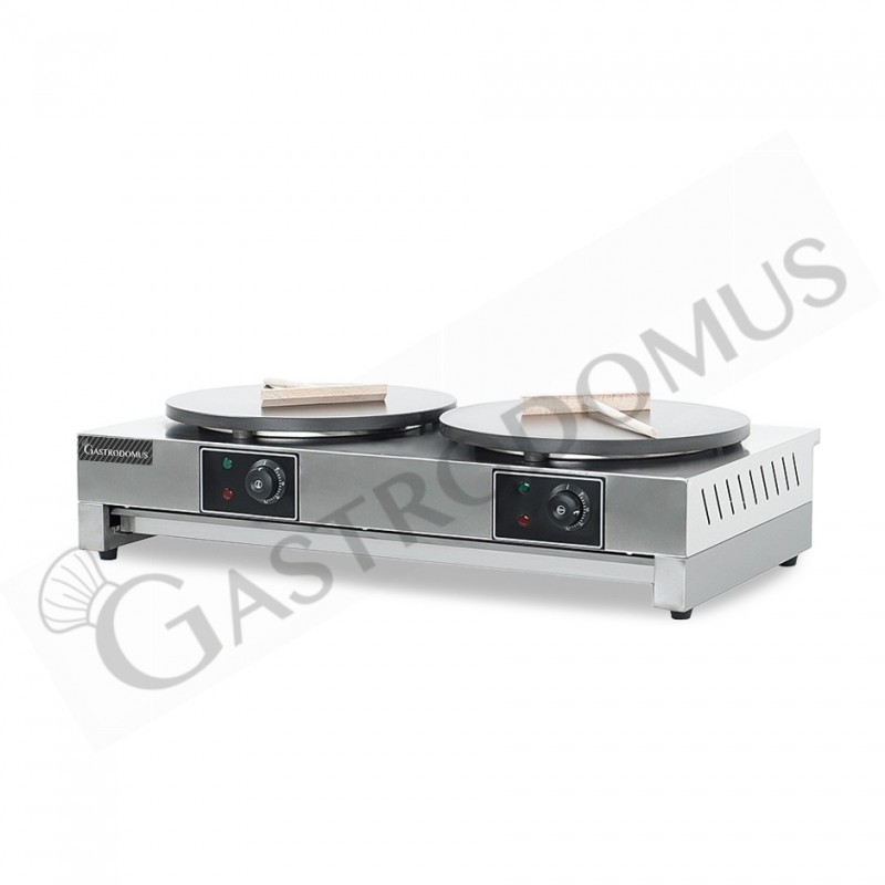 Crepiera Elettrica Doppia diametro 400 mm + 400 mm 6 Kw Monofase