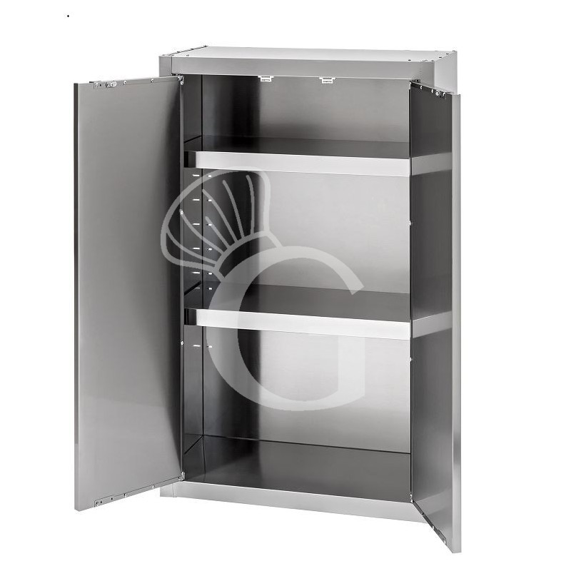 Pensile inox 2 porte battenti, misure 800x400xH1000mm