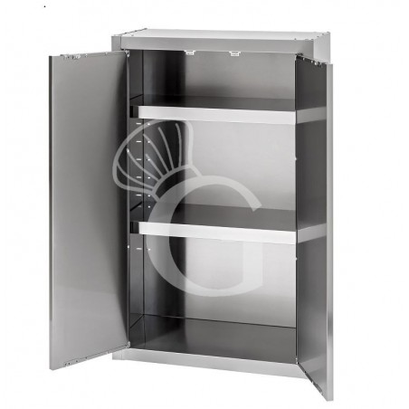Pensile inox 2 porte battenti, misure 800x400xH1000mm Pensile inox 2 porte battenti, misure 800x400xH1000mm