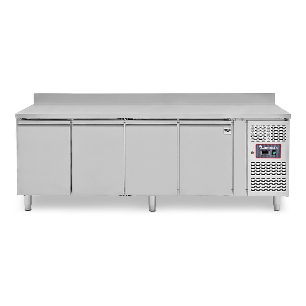 Tavolo Refrigerato 4 porte alzatina Prof. 700 mm -2°C/+8°C classe energetica E