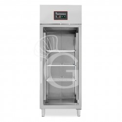 Armadio refrigerato ventilato  porta in vetro - 2°C/ +8°C 650 LT tropicalizzato