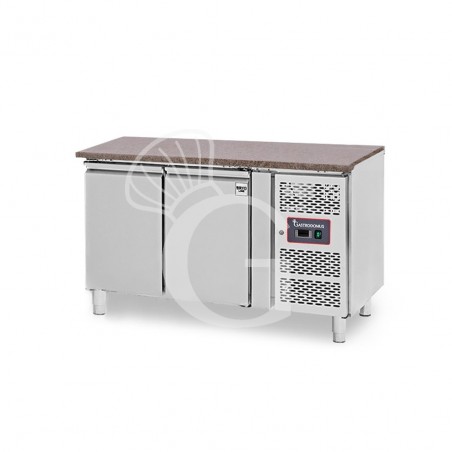 Tavolo Refrigerato Pasticceria 2 porte Prof. 800 mm -2°C/+8°C piano in granito classe energetica C Tavolo Refrigerato Pasticceria 2 porte Prof. 800 mm -2°C/+8°C piano in granito classe energetica C