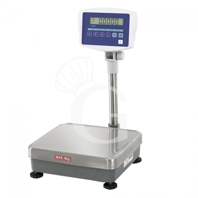 Bilancia monocella completa portata 60 Kg precisione 5 g L 360 mm x P 320 mm x H 600 mm