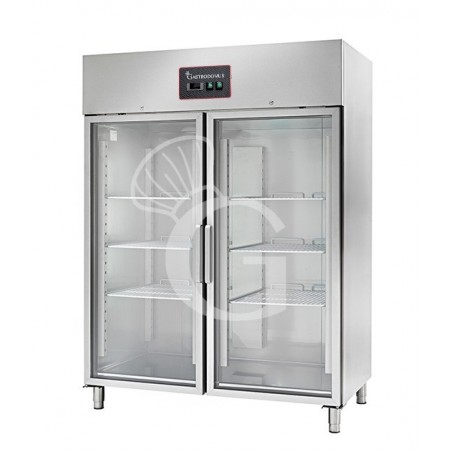 Armadio refrigerato ventilato 2 porte vetro -2°C/+8°C 1333 LT Armadio refrigerato ventilato 2 porte vetro -2°C/+8°C 1333 LT