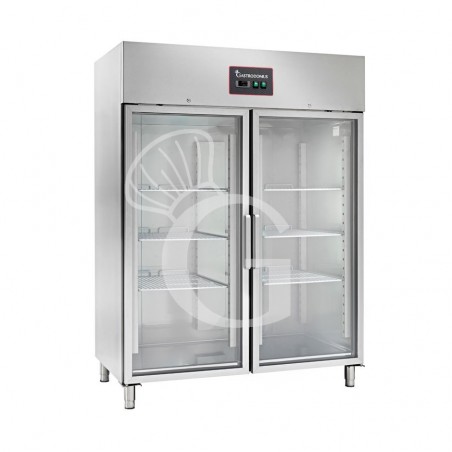 Armadio refrigerato ventilato 2 porte vetro -2°C/+8°C 1333 LT Armadio refrigerato ventilato 2 porte vetro -2°C/+8°C 1333 LT