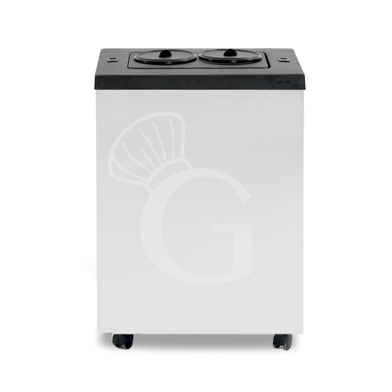 Abbattitore per vino con ruote elettrico 2 bottiglie L 500 mm x P 370 mm x H 720 mm Abbattitore per vino con ruote elettrico 2 bottiglie L 500 mm x P 370 mm x H 720 mm