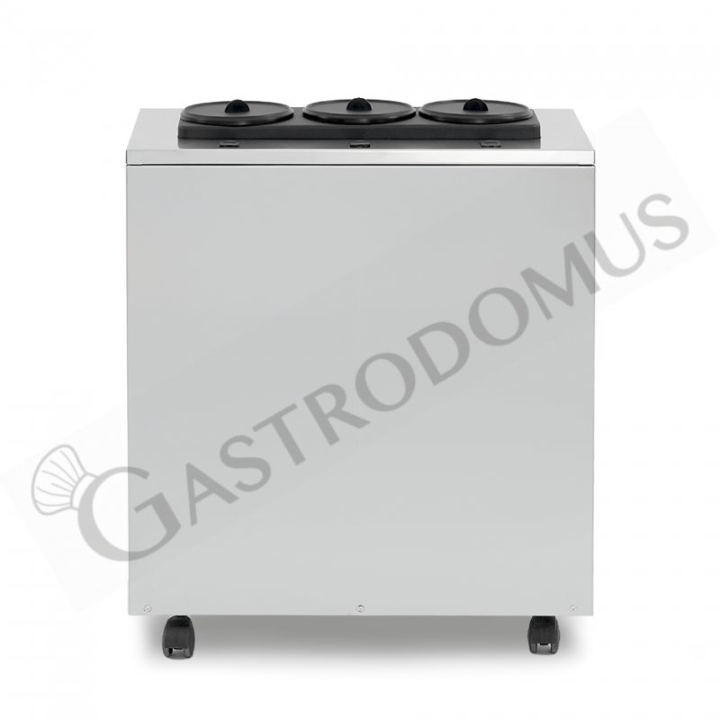 Abbattitore per vino con ruote elettrico 3 bottiglie L 630 mm x P 370 mm x H 720 mm Abbattitore per vino con ruote elettrico 3 bottiglie L 630 mm x P 370 mm x H 720 mm