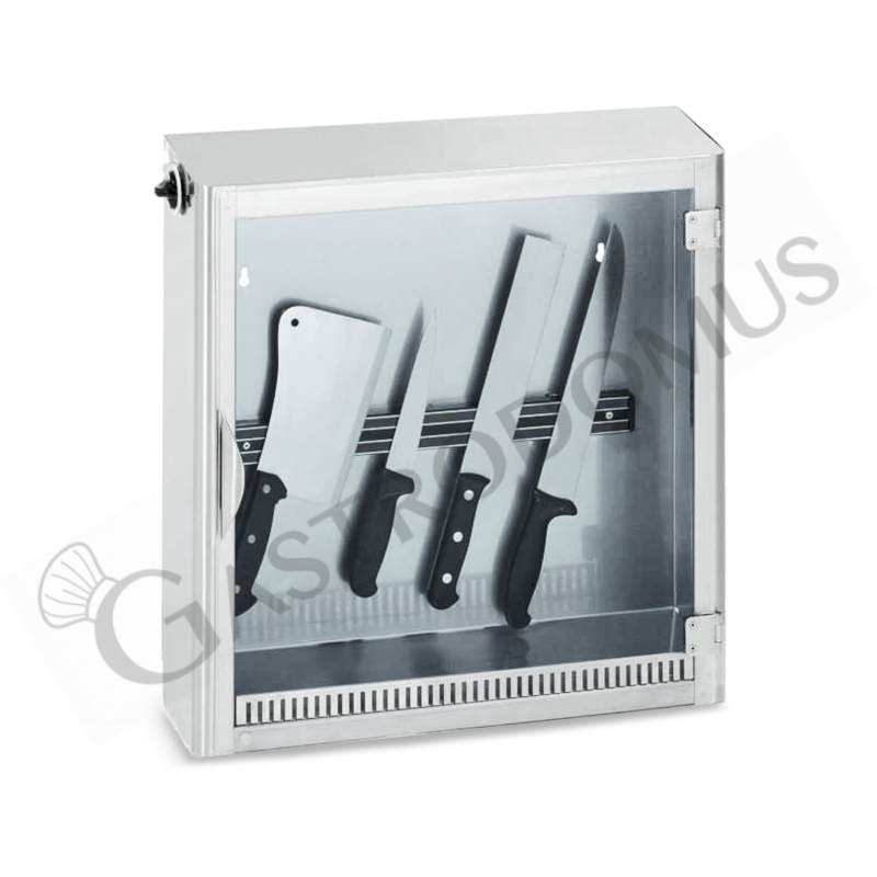Sterilizzacoltelli Elettrico 10 coltelli L 575 mm x P 170 mm x H 600 mm 15 W Sterilizzacoltelli Elettrico 10 coltelli L 575 mm x P 170 mm x H 600 mm 15 W