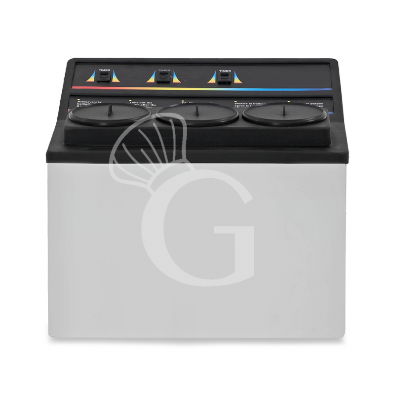 Abbattitore per vino da banco elettrico 3 bottiglie L 550 mm x P 503 mm x H 429 mm Abbattitore per vino da banco elettrico 3 bottiglie L 550 mm x P 503 mm x H 429 mm