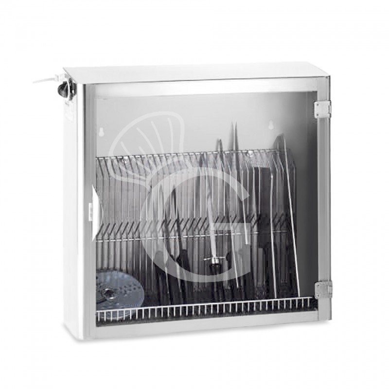 Sterilizzacoltelli Elettrico 20 coltelli L 575 mm x P 170 mm x H 600 mm 15 W Sterilizzacoltelli Elettrico 20 coltelli L 575 mm x P 170 mm x H 600 mm 15 W