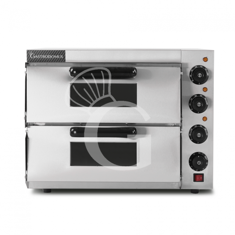 Fornetto Elettrico 1 pizza diametro 320 mm 2 camere controllo meccanico temperatura 350°C potenza 3 Kw