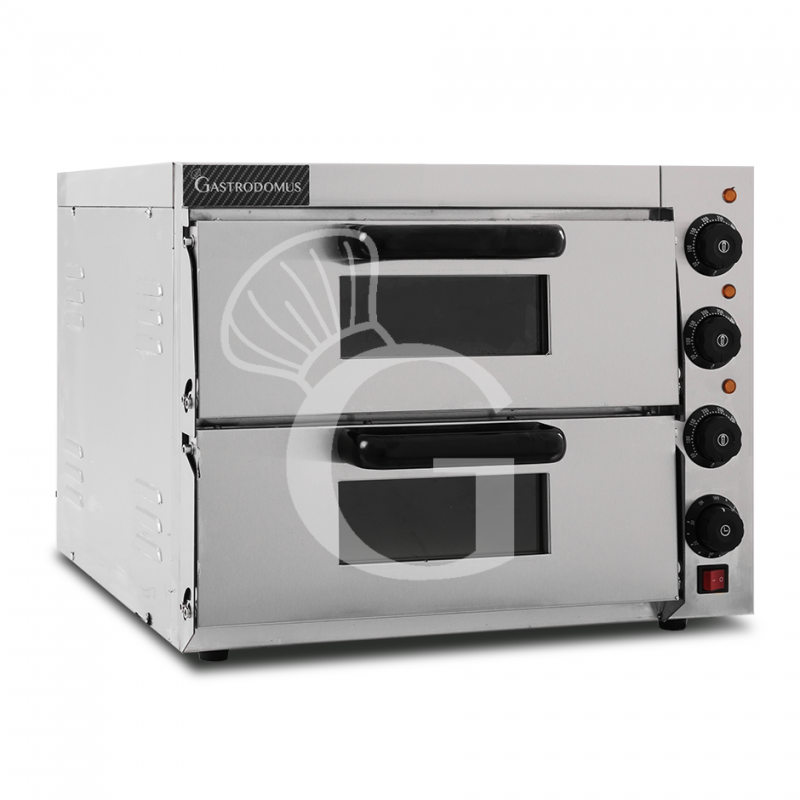 Fornetto Elettrico 1 pizza diametro 320 mm 2 camere controllo meccanico temperatura 350°C potenza 3 Kw