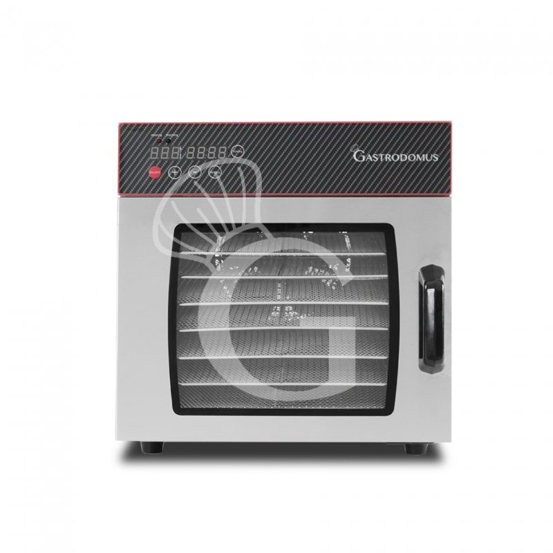 Essiccatore 1000 W con display digitale e 8 griglie con porta vetro Essiccatore 1000 W con display digitale e 8 griglie con porta vetro